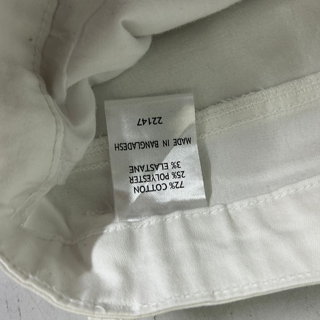 Suzanne Grae Denim White Jeans - Size 22