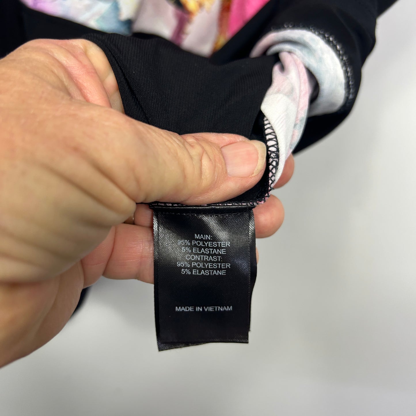 Taking Shape Black Multicoloured Floral Print Top - Size 18/M