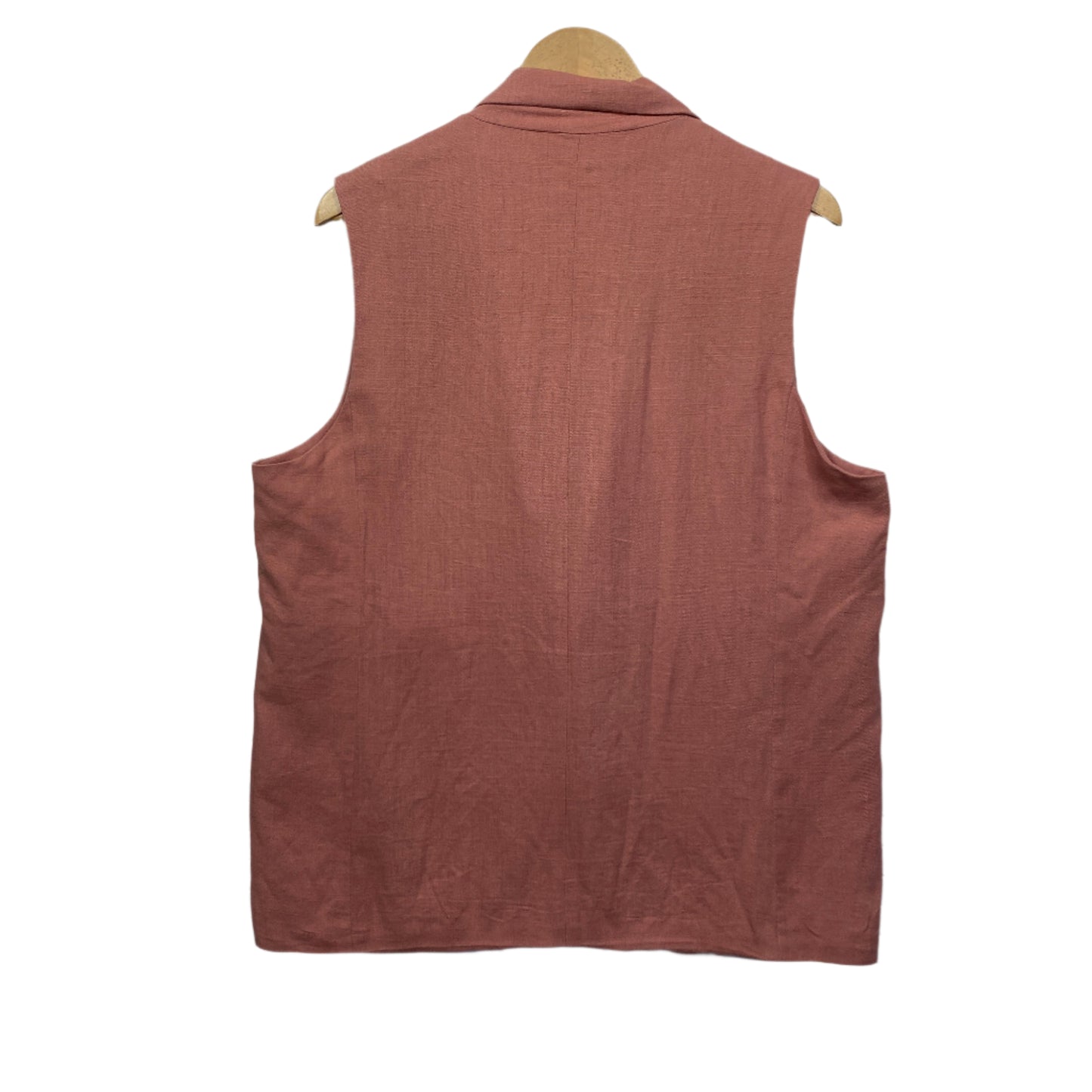 Dannii Minogue Linen Top Vest Size 16 Petites Sleeveless