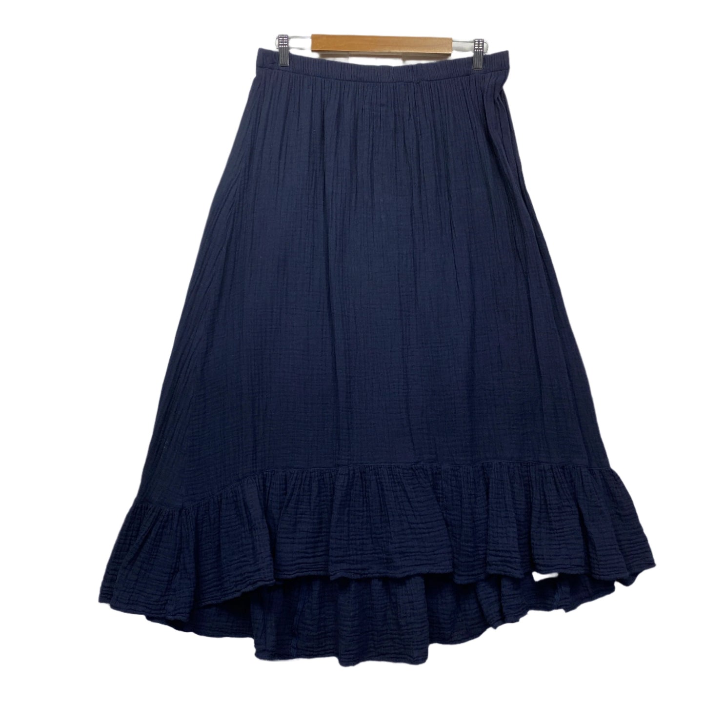 Target Maxi Skirt Size 16 Navy Elastic Waist Cotton