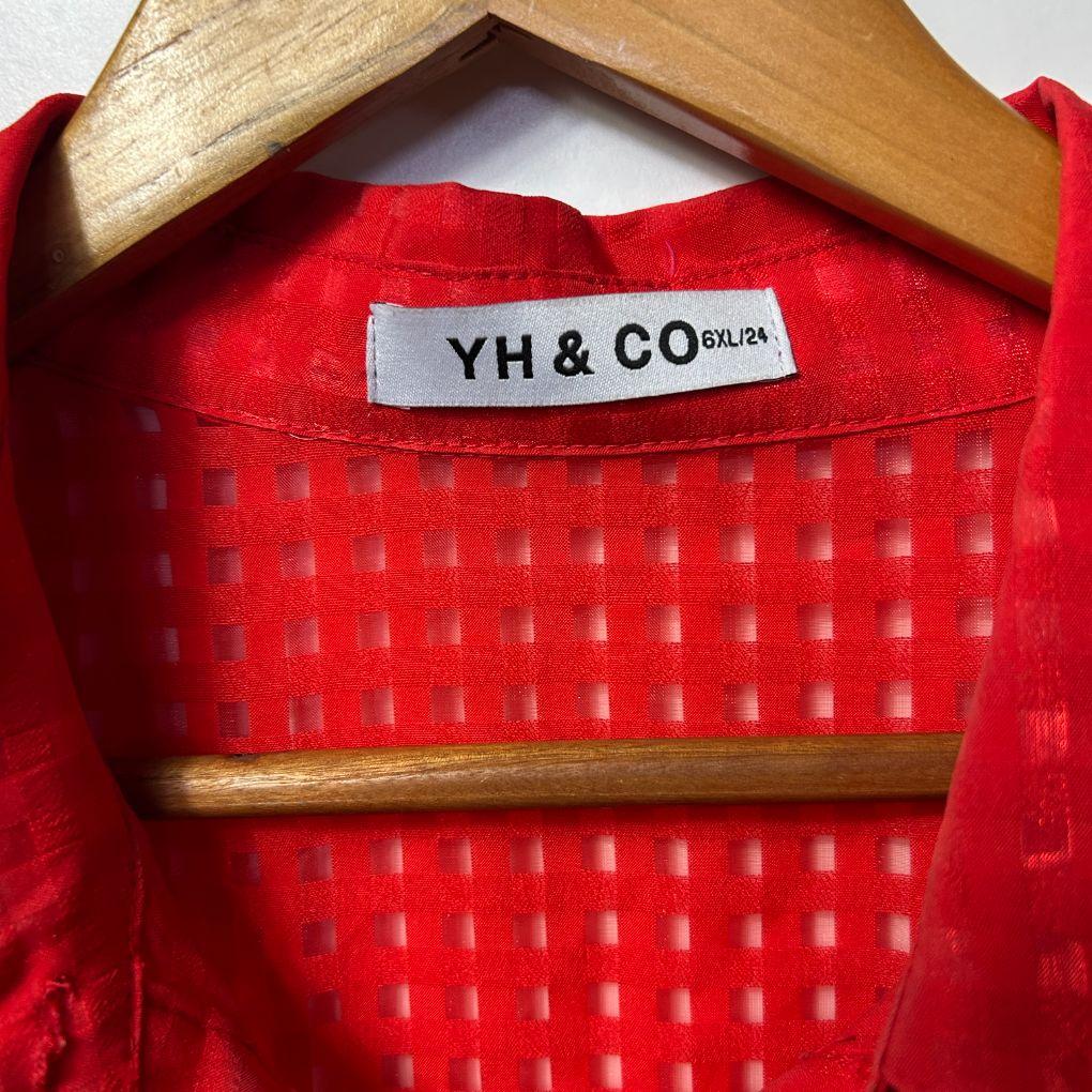 YH & Co Red Tiered Dress - Size 20/22/24