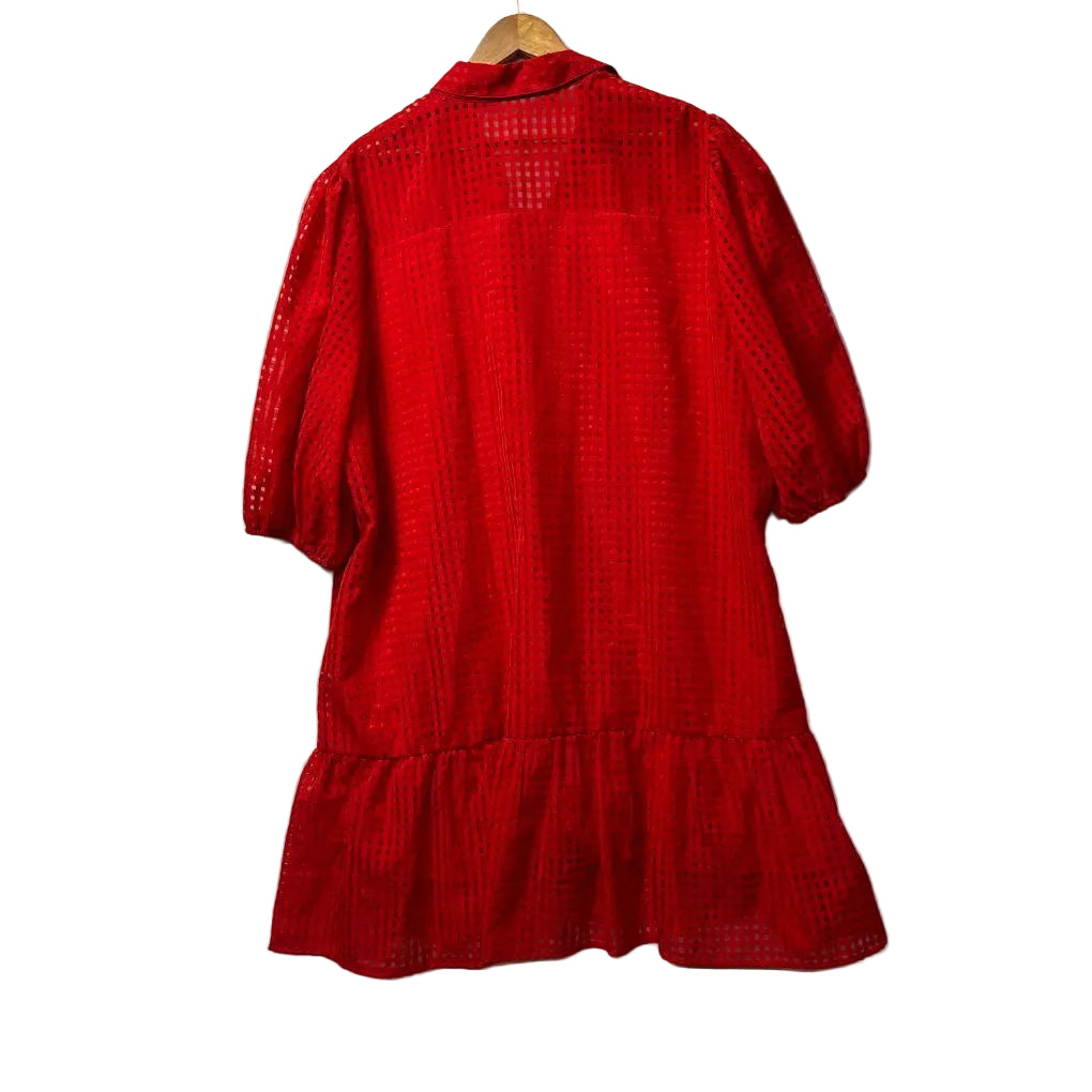 YH & Co Red Tiered Dress - Size 20/22/24