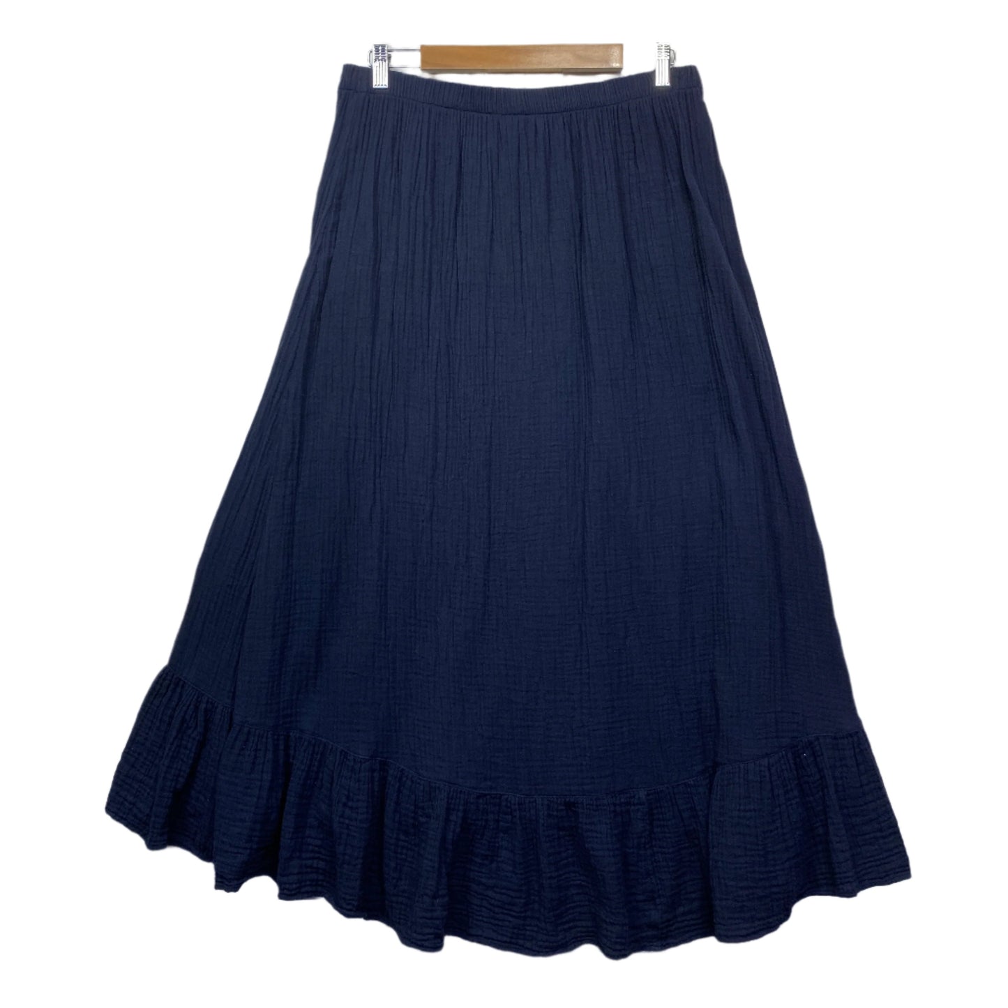 Target Maxi Skirt Size 16 Navy Elastic Waist Cotton