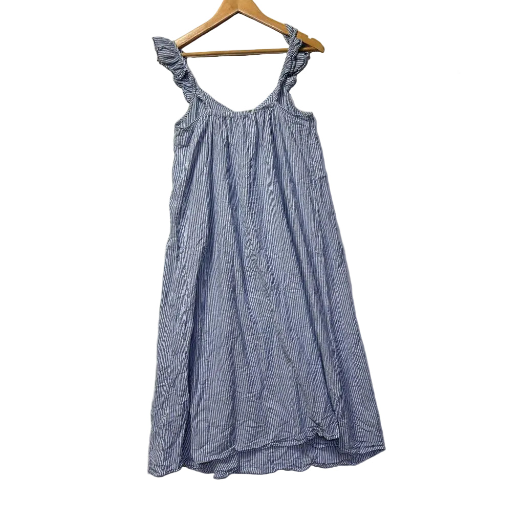 Only Blue Striped Sundress - Size M