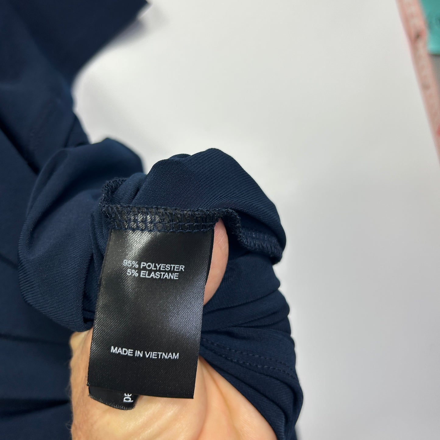 Taking Shape Navy Blue Top - Size 22