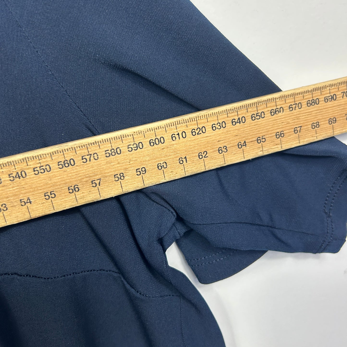 Taking Shape Navy Blue Top - Size 22