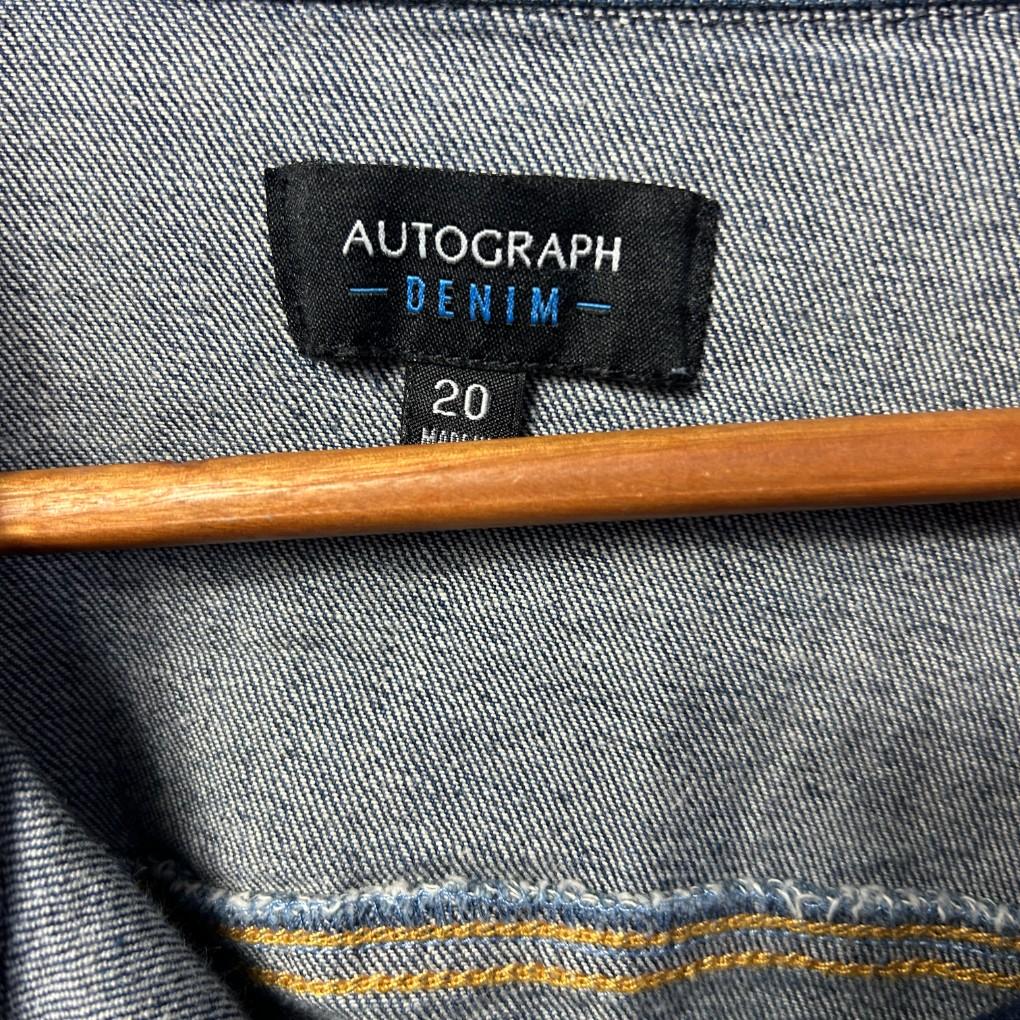 Autograph Denim Jacket - Size 20