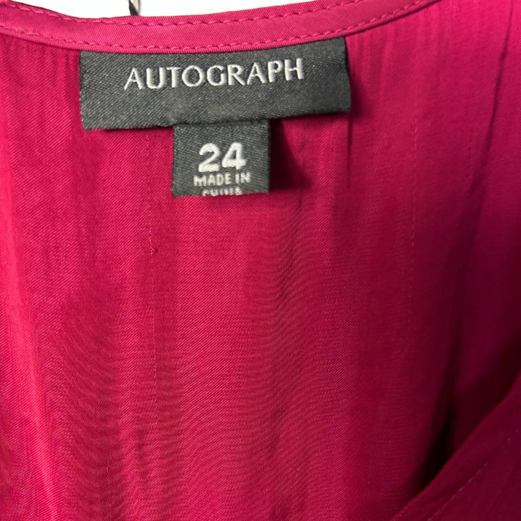 Autograph Magenta Dress - Size 24
