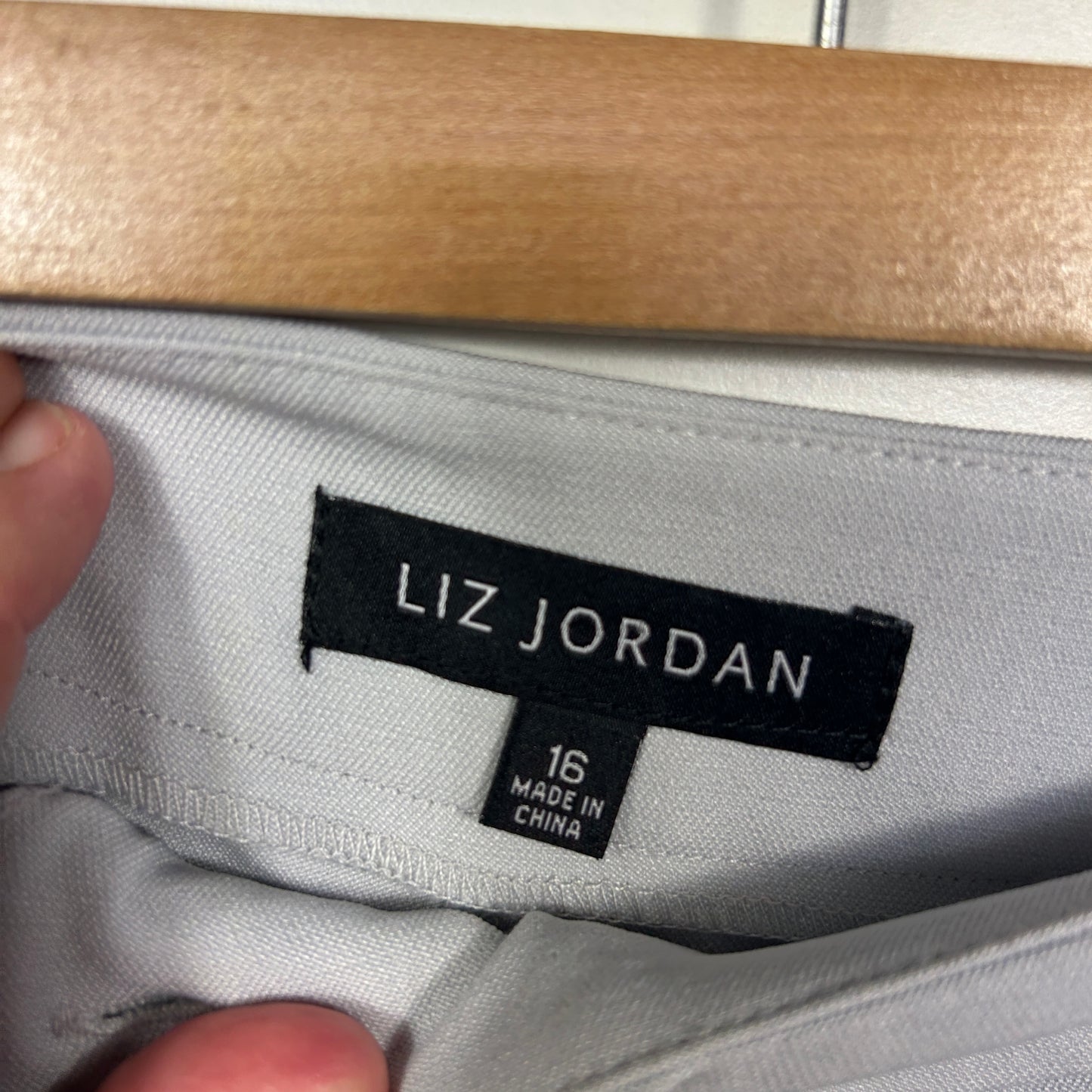 Liz Jordan Grey Pants - Size 16