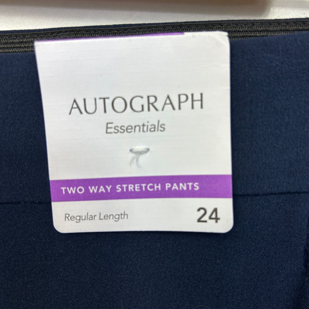 Autograph Navy Pants - Size 24
