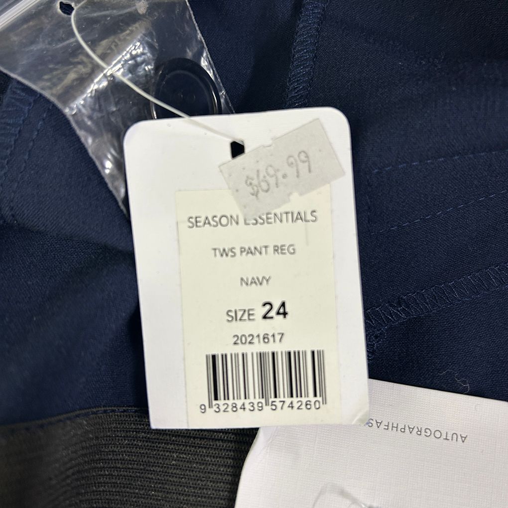 Autograph Navy Pants - Size 24