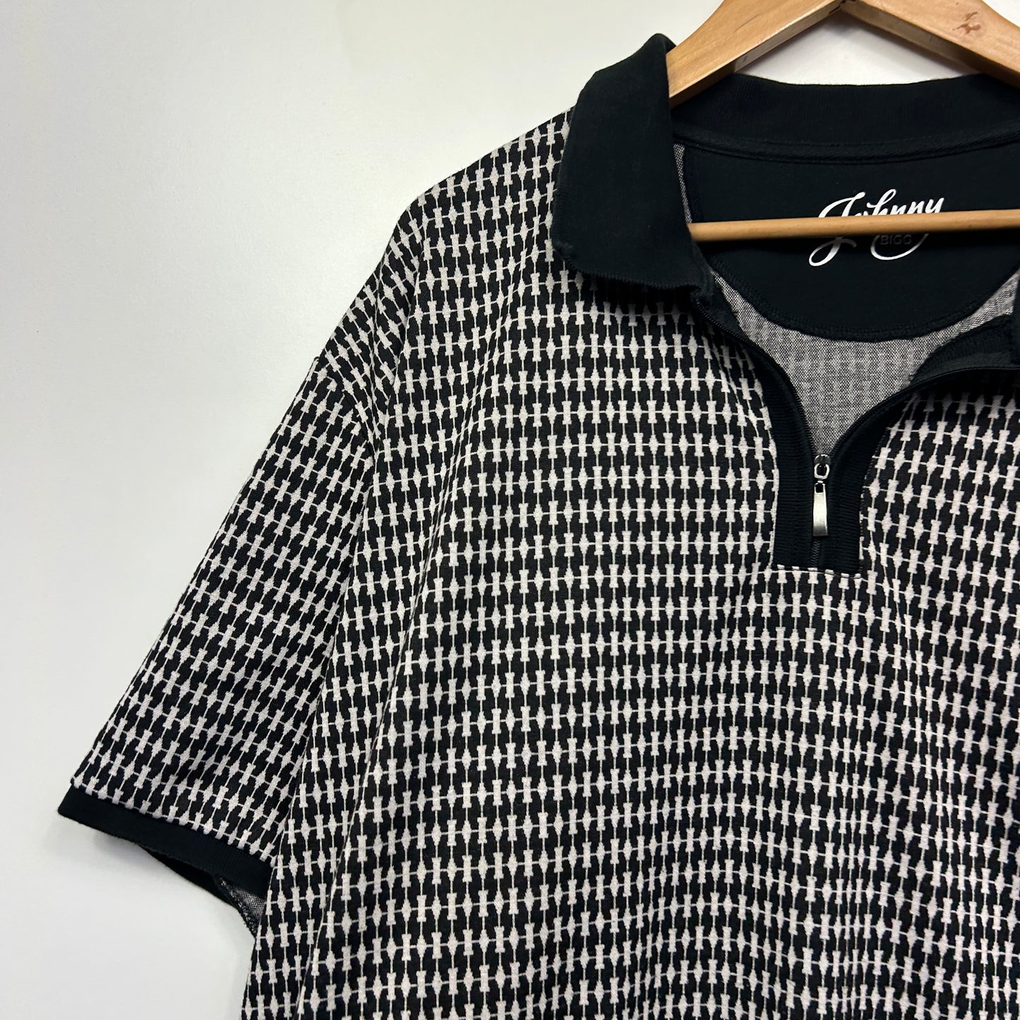 Johnny Bigg Polo Shirts Size 7XL - 8XL Black White