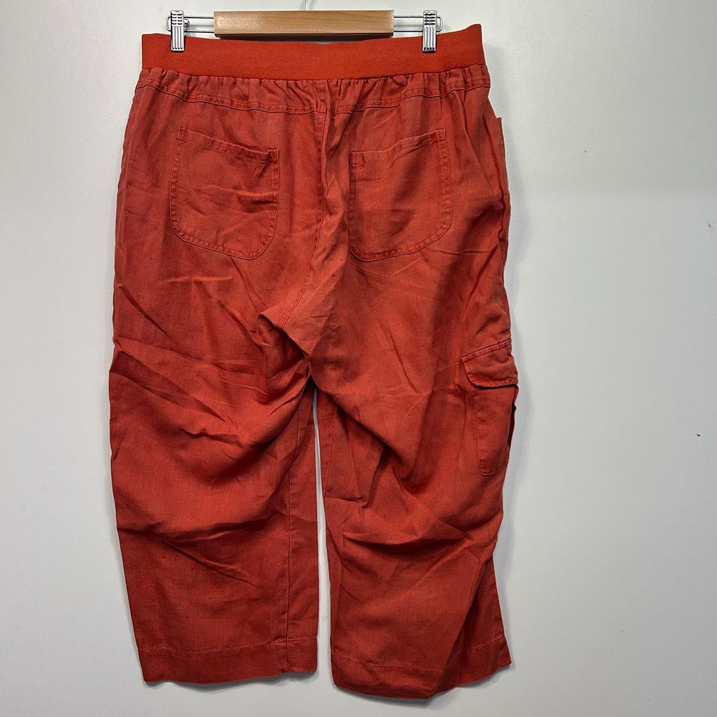 Virtuelle Rust Linen Pants - Size 16 (fault)