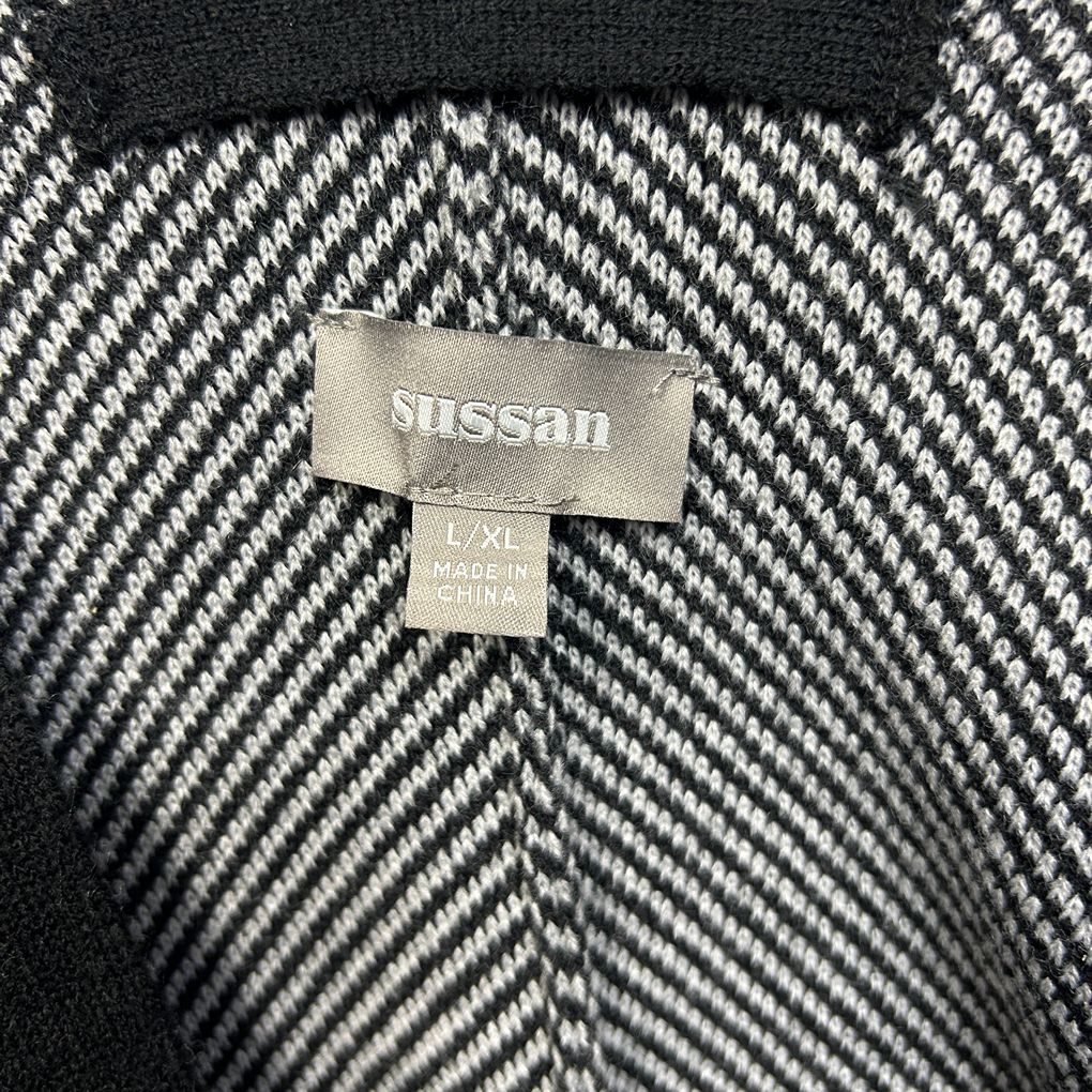 Sussan Grey Poncho Cardigan - Size L/XL