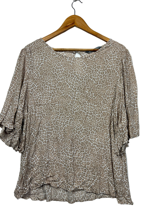 Katies Leopard Print Top - Size 20