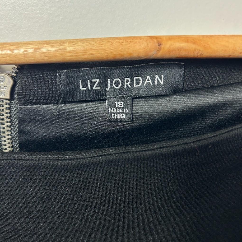 Liz Jordan Black Dress - Size 16