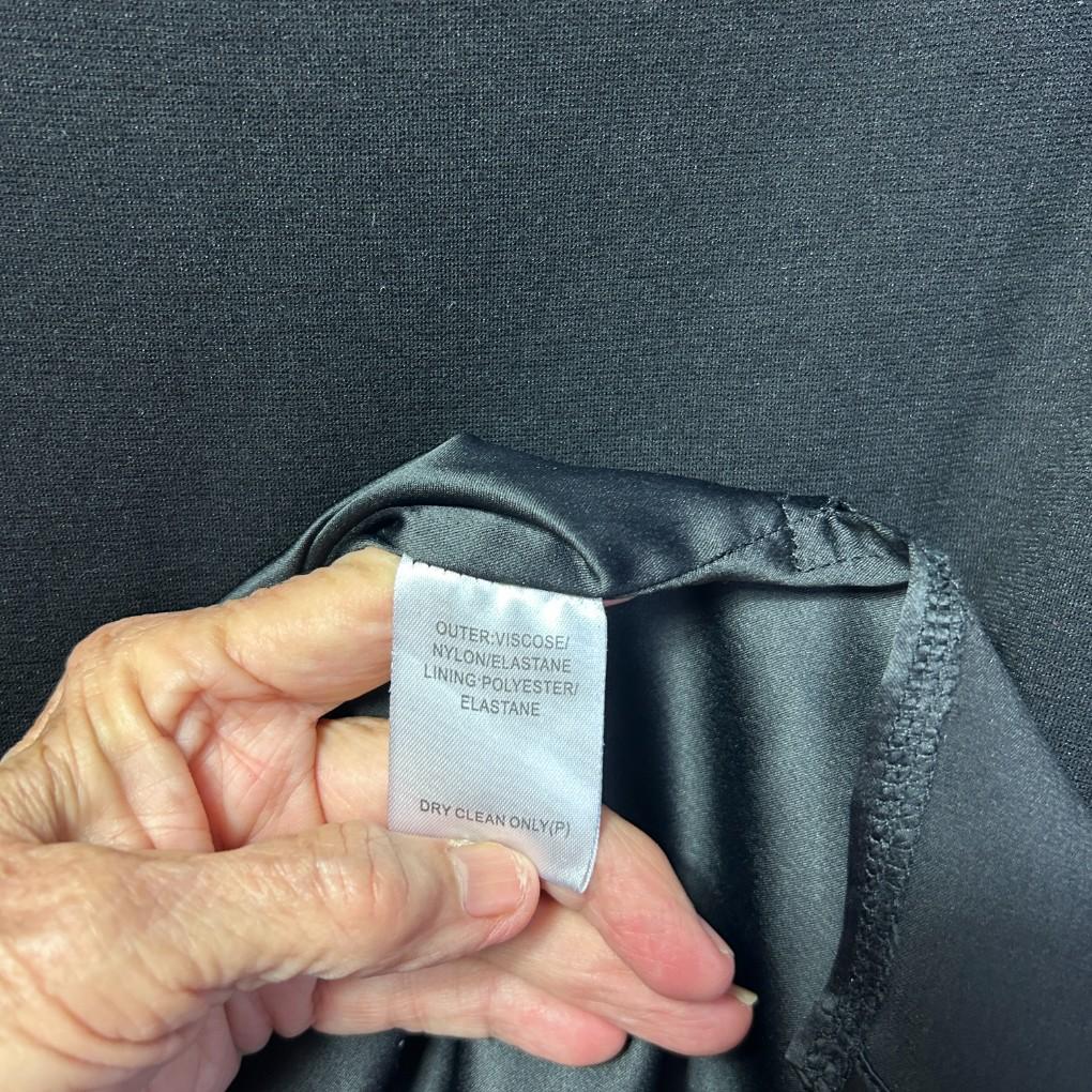Liz Jordan Black Dress - Size 16