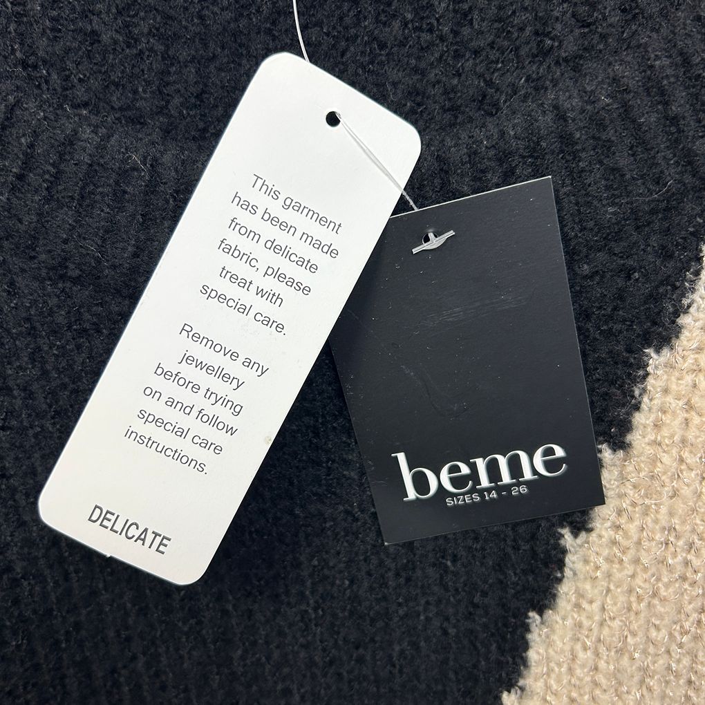Beme Multicoloured Jumper - Size 20/L