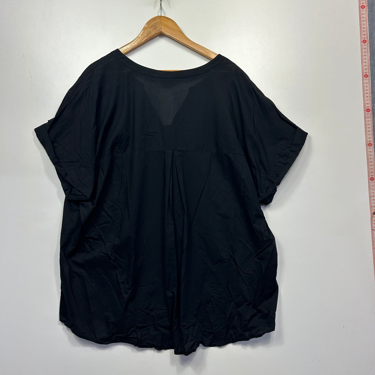 Autograph Black Short Sleeve Top - Size 26