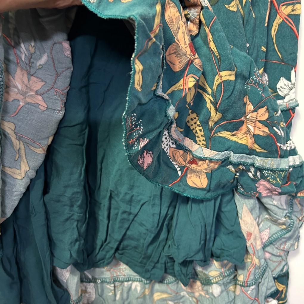 Miracle Teal Floral Dress - Size 18