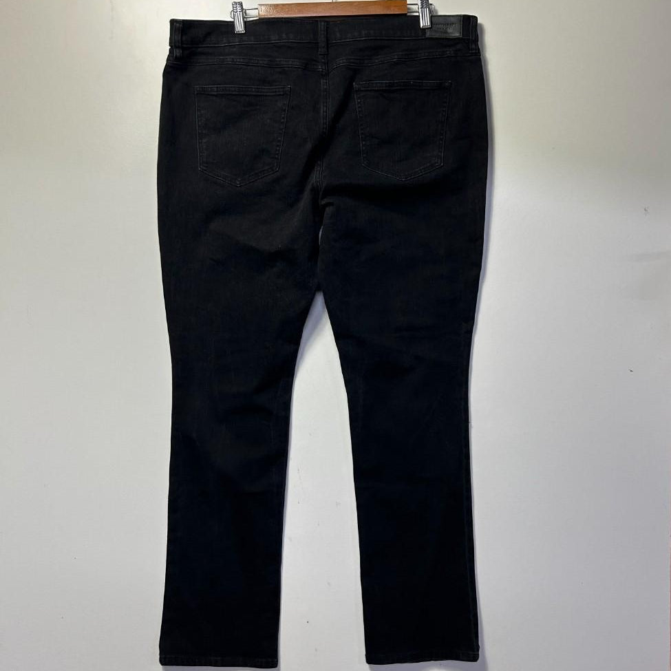Sportscraft Black Jamie Straight Jeans - Size 18