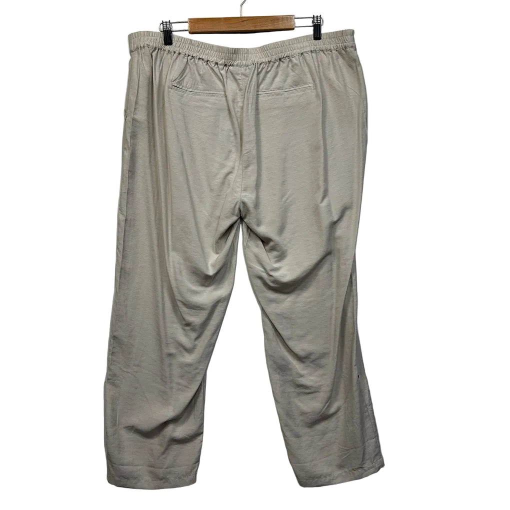 Katies Stone Crop Pants - Size 18