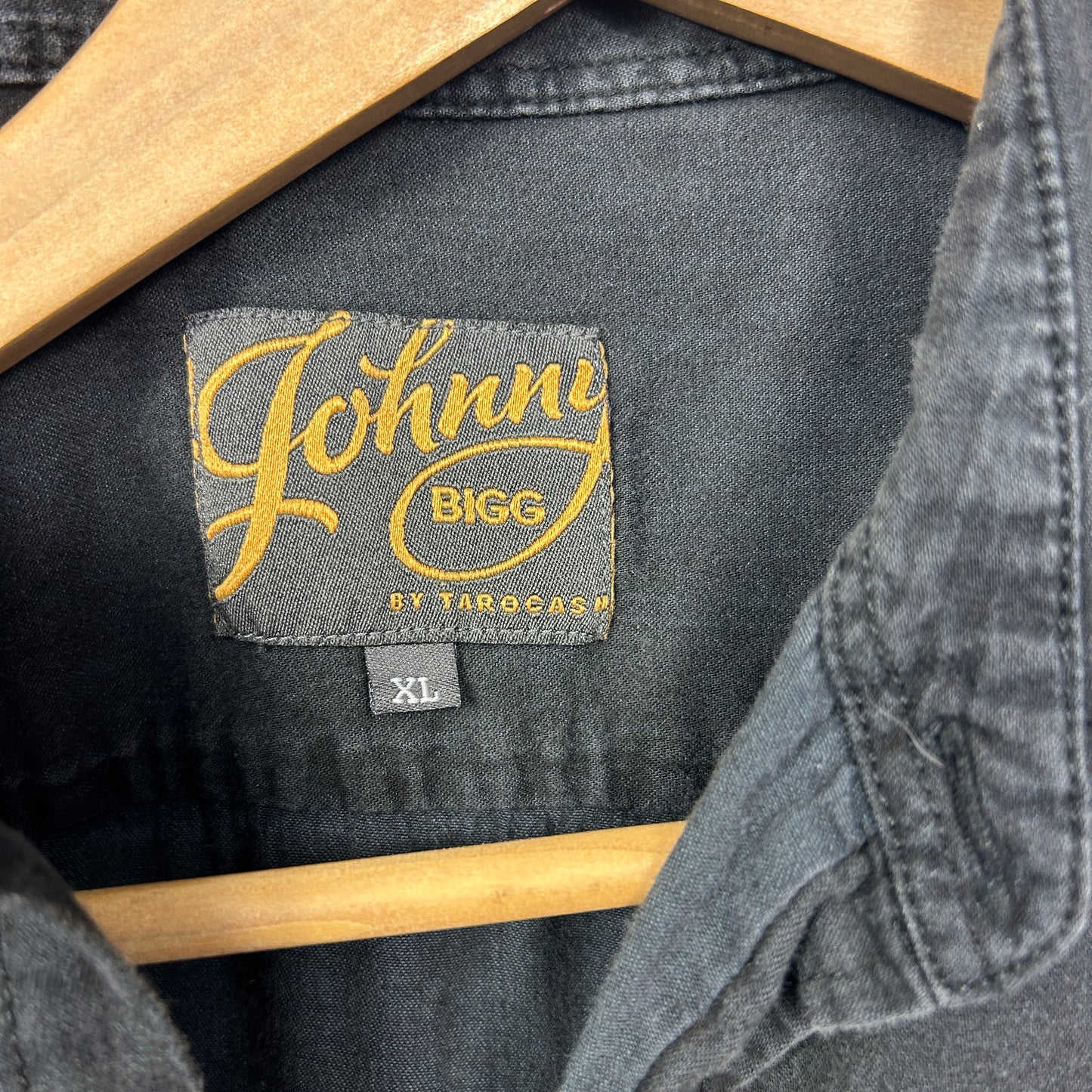 Johnny Bigg Black Button-Up Shirt - Size XL