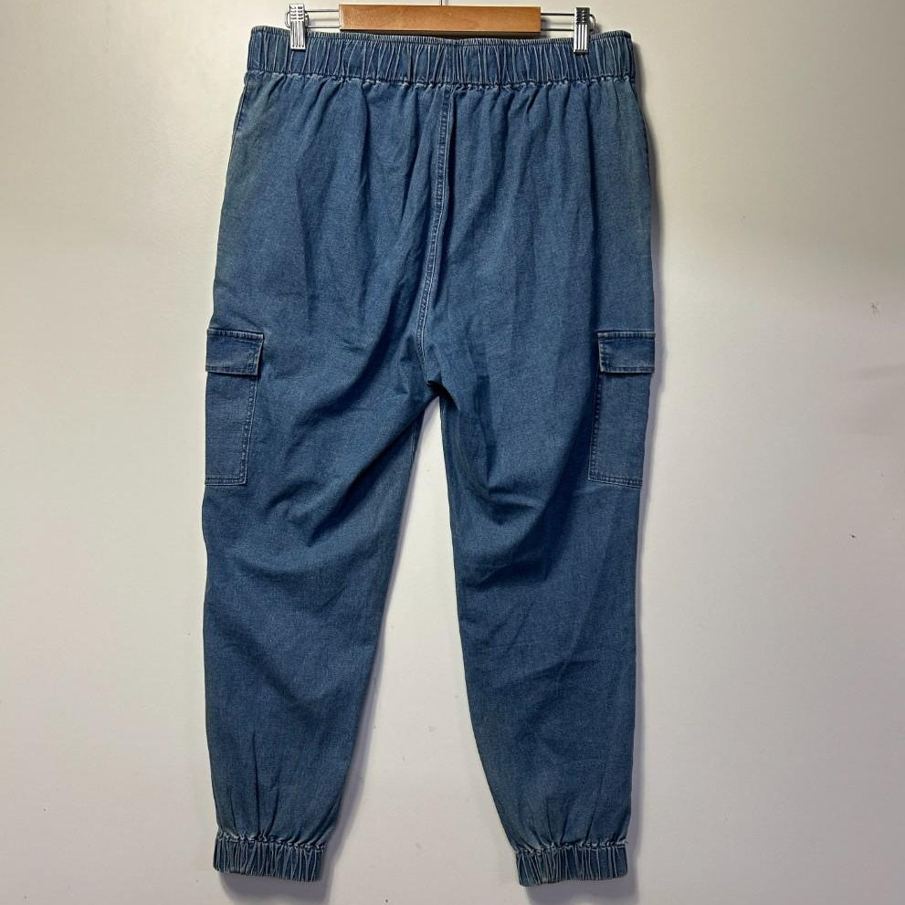 Sussan Denim Cargo Joggers - Size 14