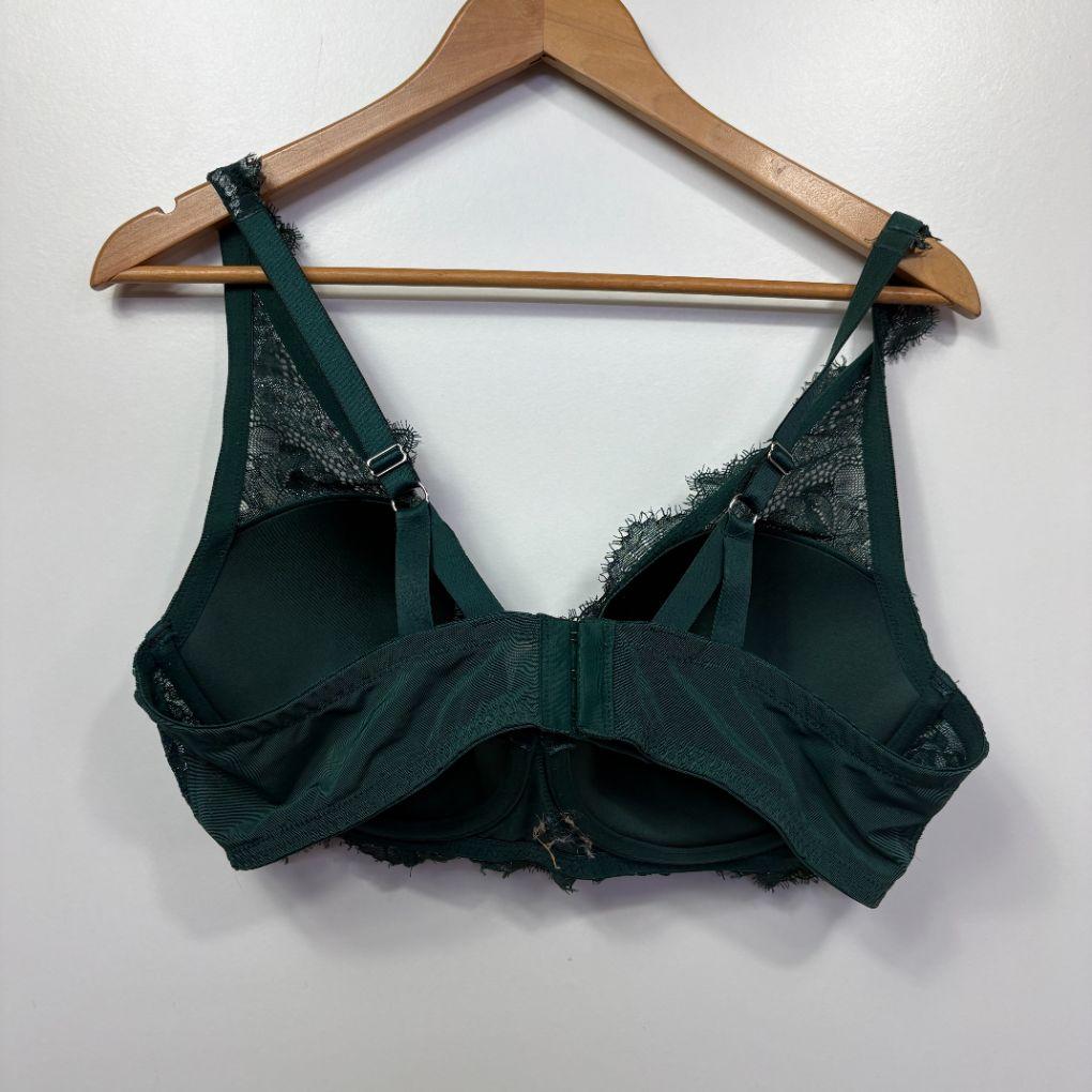City Chic Green Lace Bra - Size 18DD