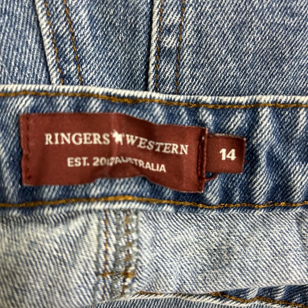 Ringers Western Autumn High Rise Straight Jeans - Size 14