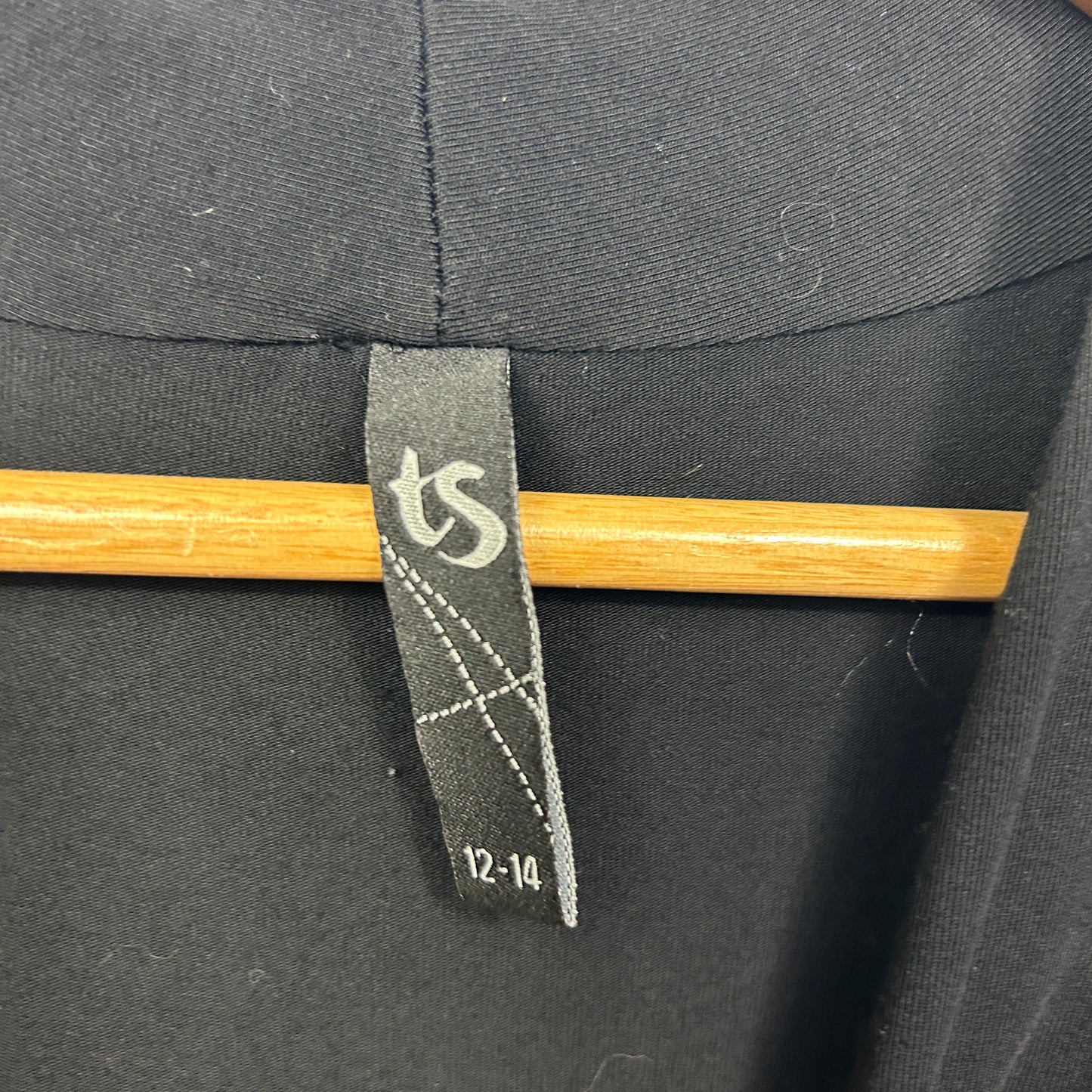 Taking Shape Black Peak Dress with Pockets - Size 12-14