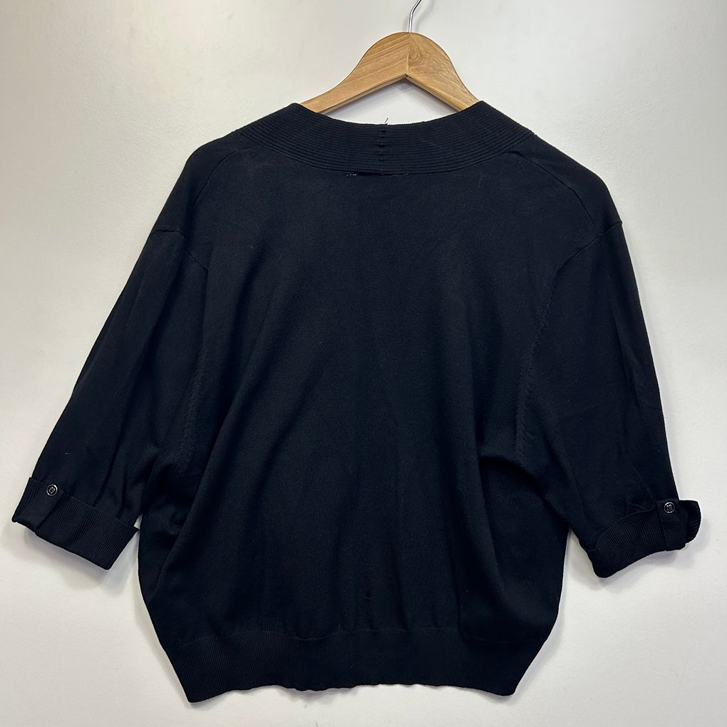 Millers Black Crop Cardigan - Size XXL