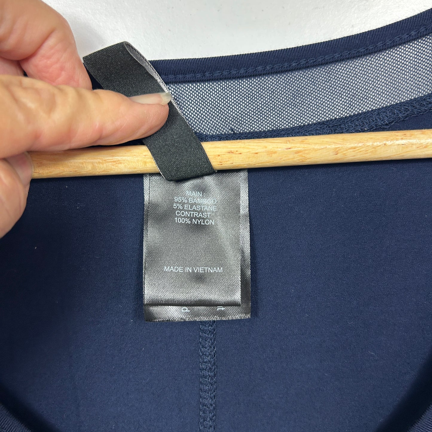 Taking Shape Navy Asymmetric Tunic Top - Size 12/14/XXS