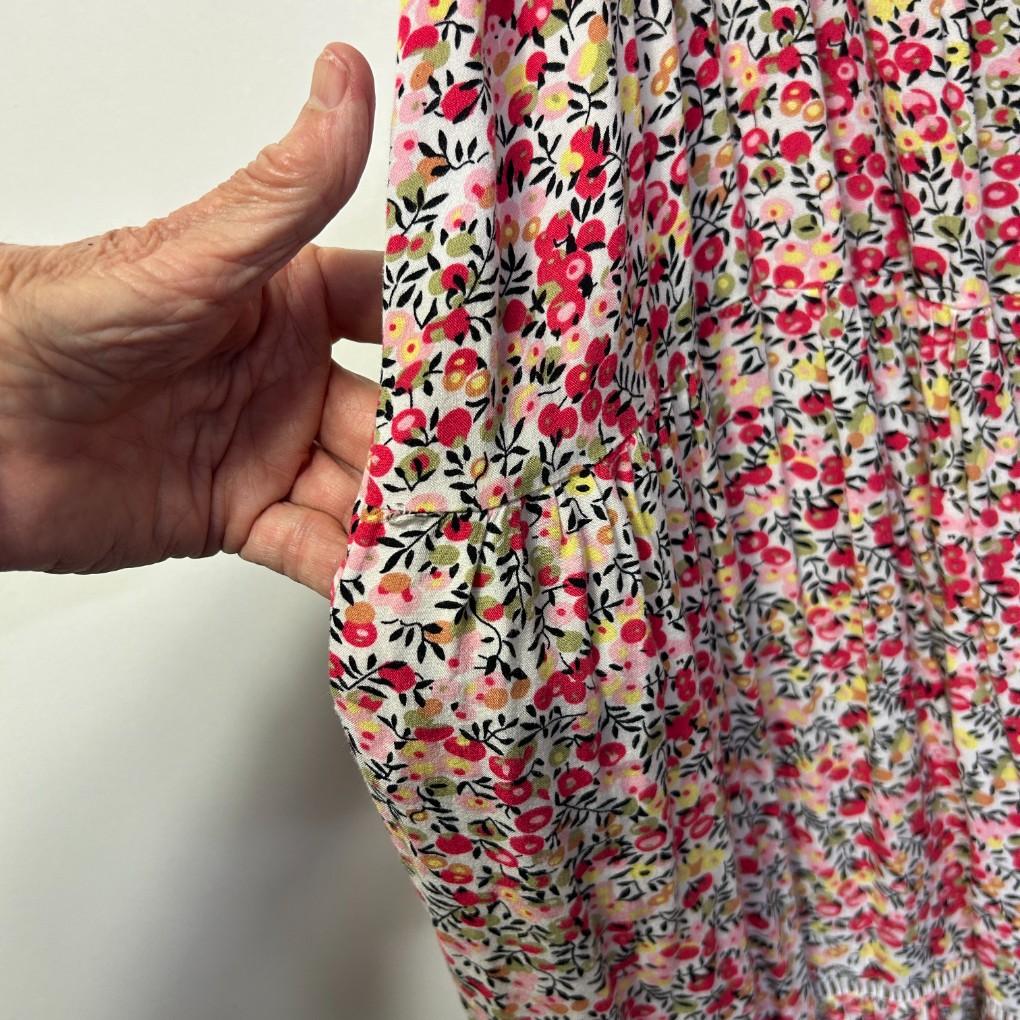 Silver Wishes Pink Floral Maxi Dress - Size 14