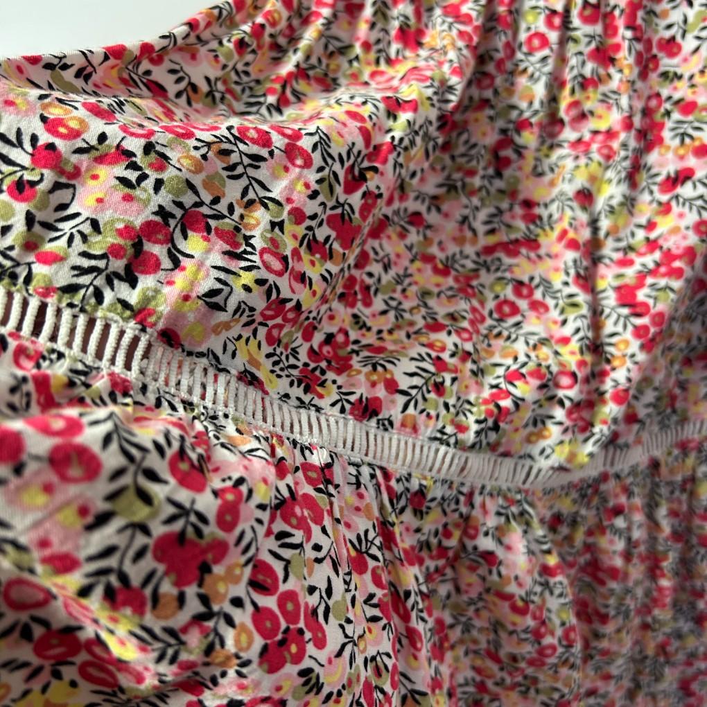 Silver Wishes Pink Floral Maxi Dress - Size 14
