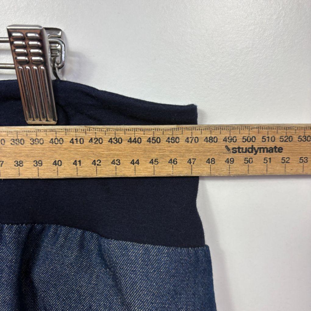Blue Denim Cotton Skirt - Size 14/16