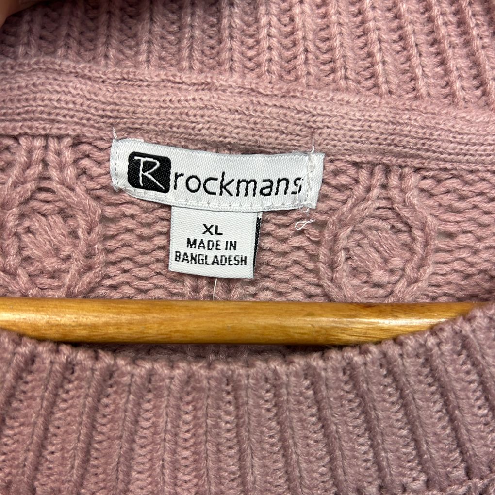 Rockmans Pink Jumper - Size XL
