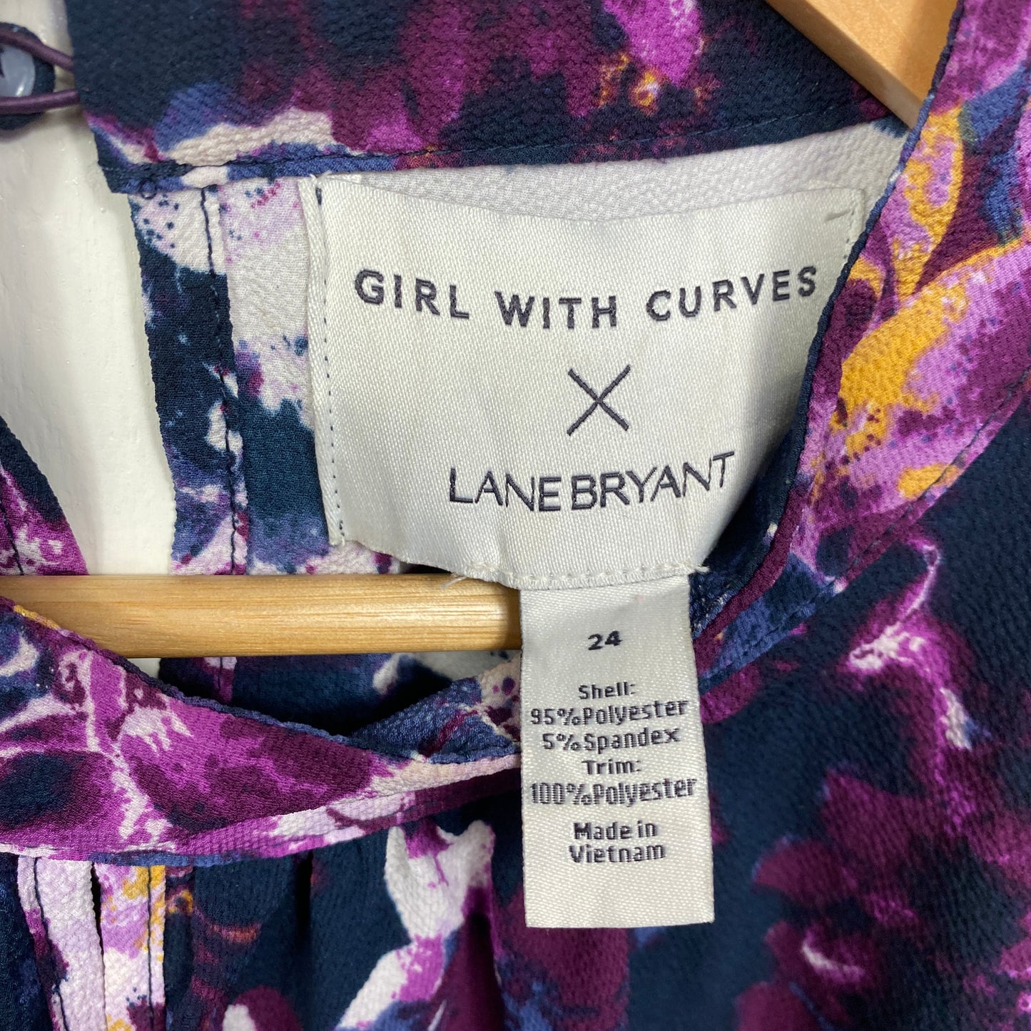 Lane Bryan Top Size 24 Plus Multicoloured Long Sleeve