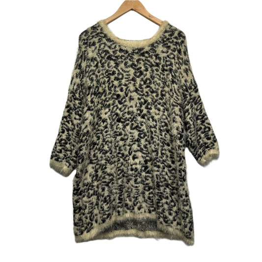 Autograph Jumper Size 20 Large Plus Animal Print Fluffy