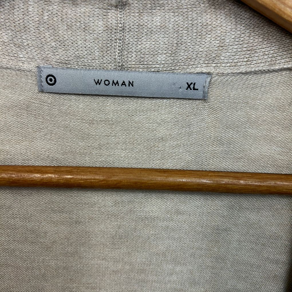 Target Beige Long Line Cardigan - Size XL