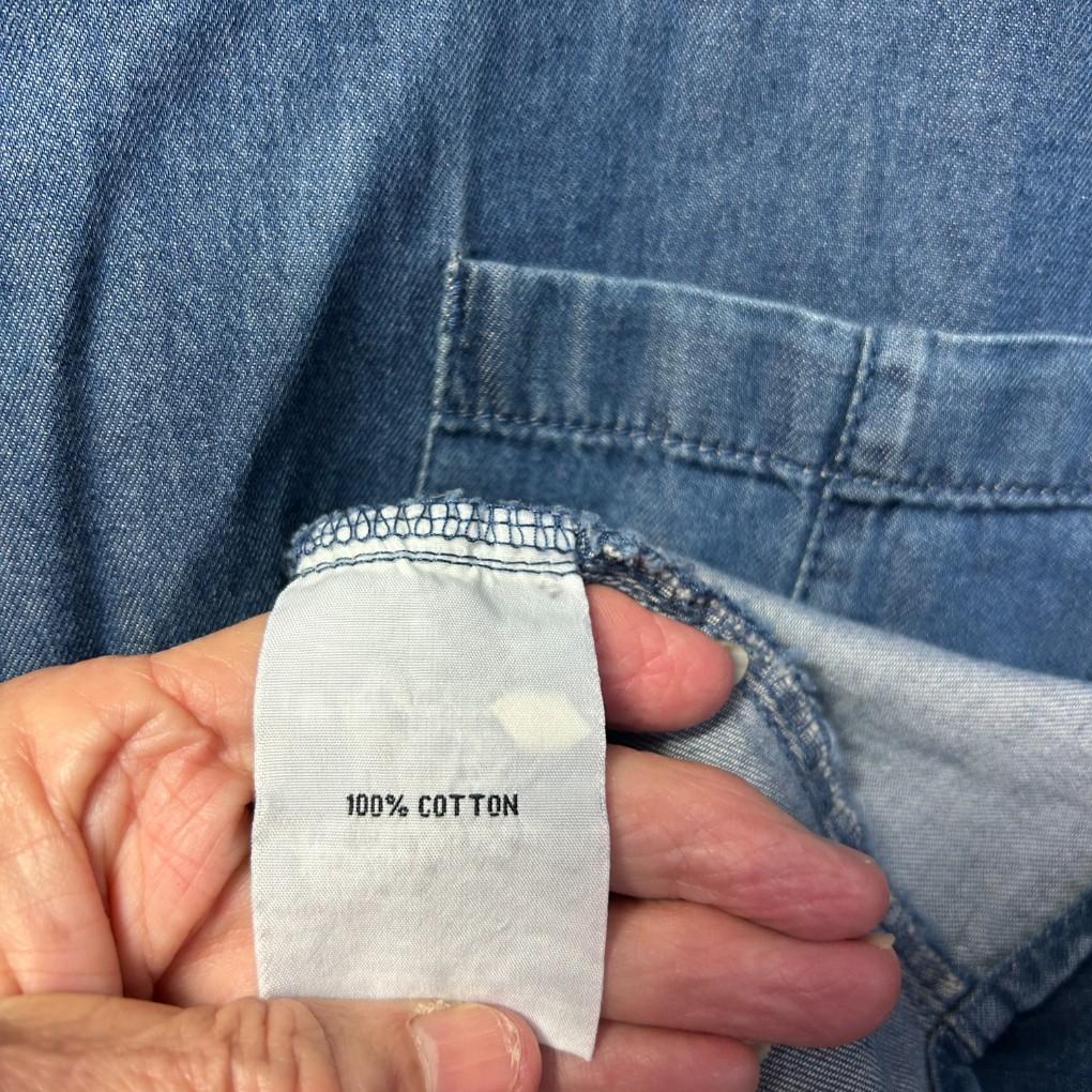 Millers Blue Chambray Shirt - Size 22