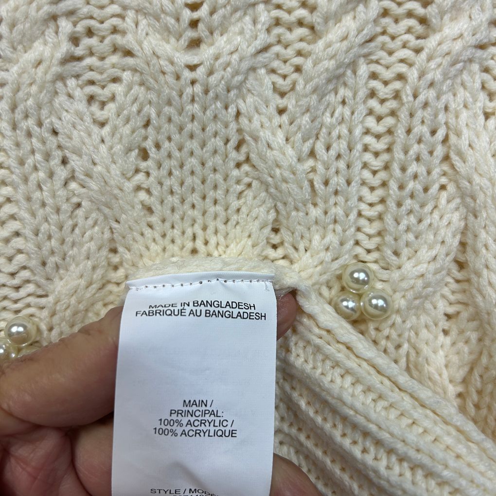 Rockmans Cream Jumper - Size XL