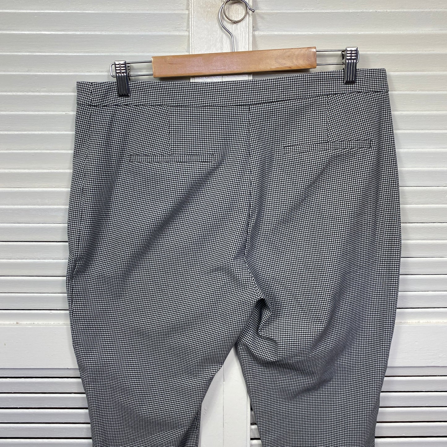 Portmans Pants Size 14 Black White Check