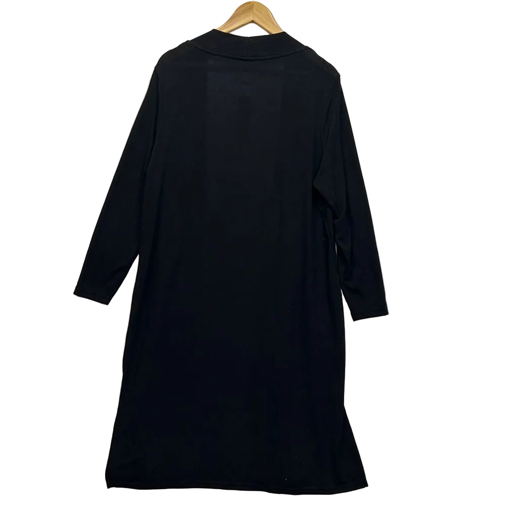 Anko Black Longline Cardigan - Size 20