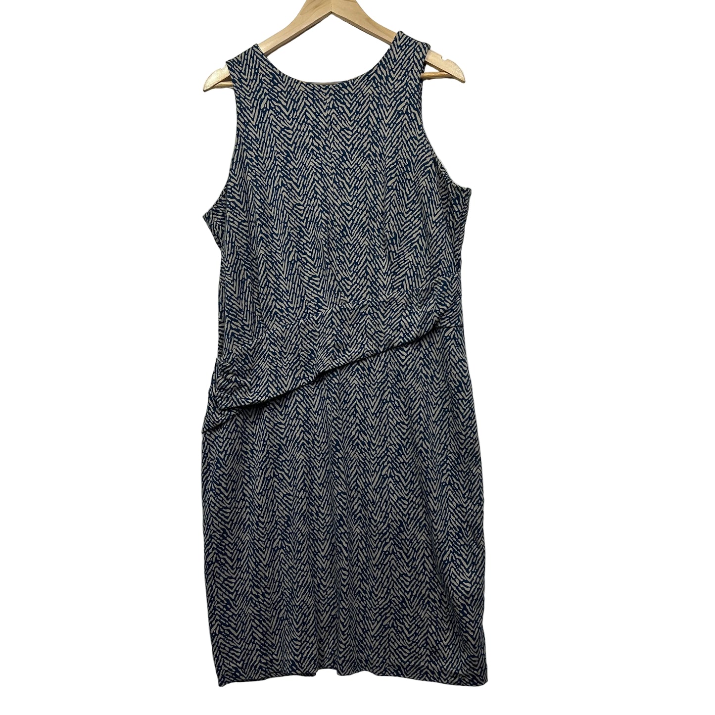 Target Collection Navy and Beige Multicoloured Dress - Size 20
