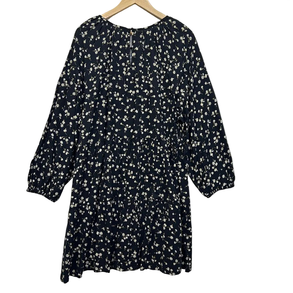 Anko Black Cotton Dress - Size 20
