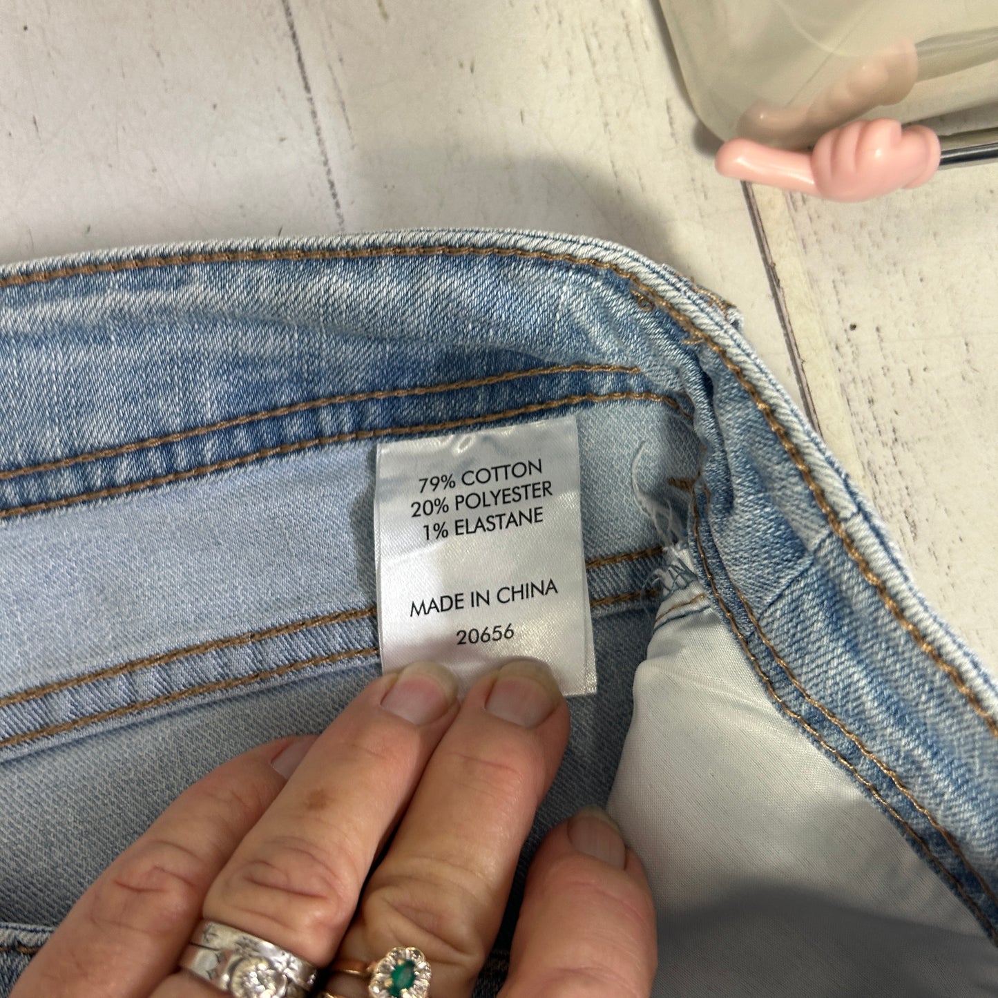 Suzanne Grae Denim Light Blue Denim Shorts - Size 18