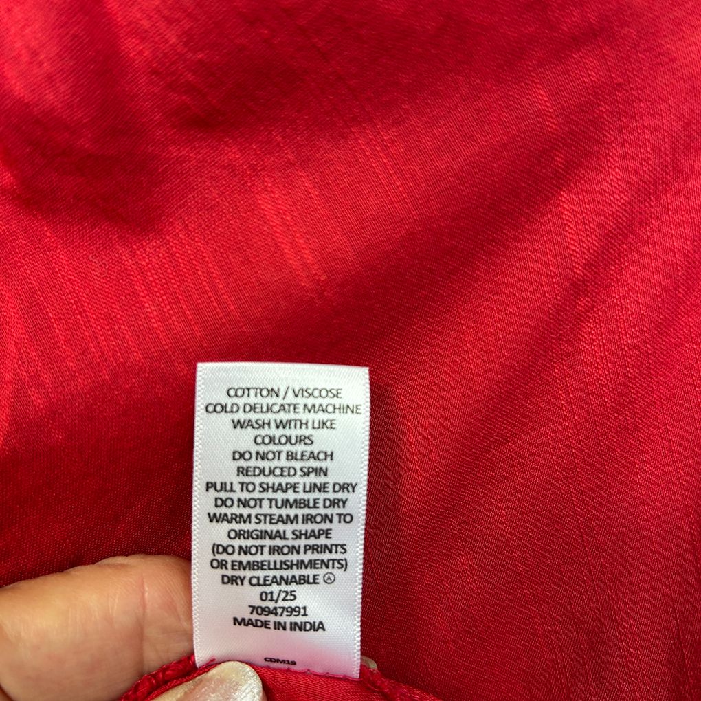 Target Red Cotton Top - Size 16
