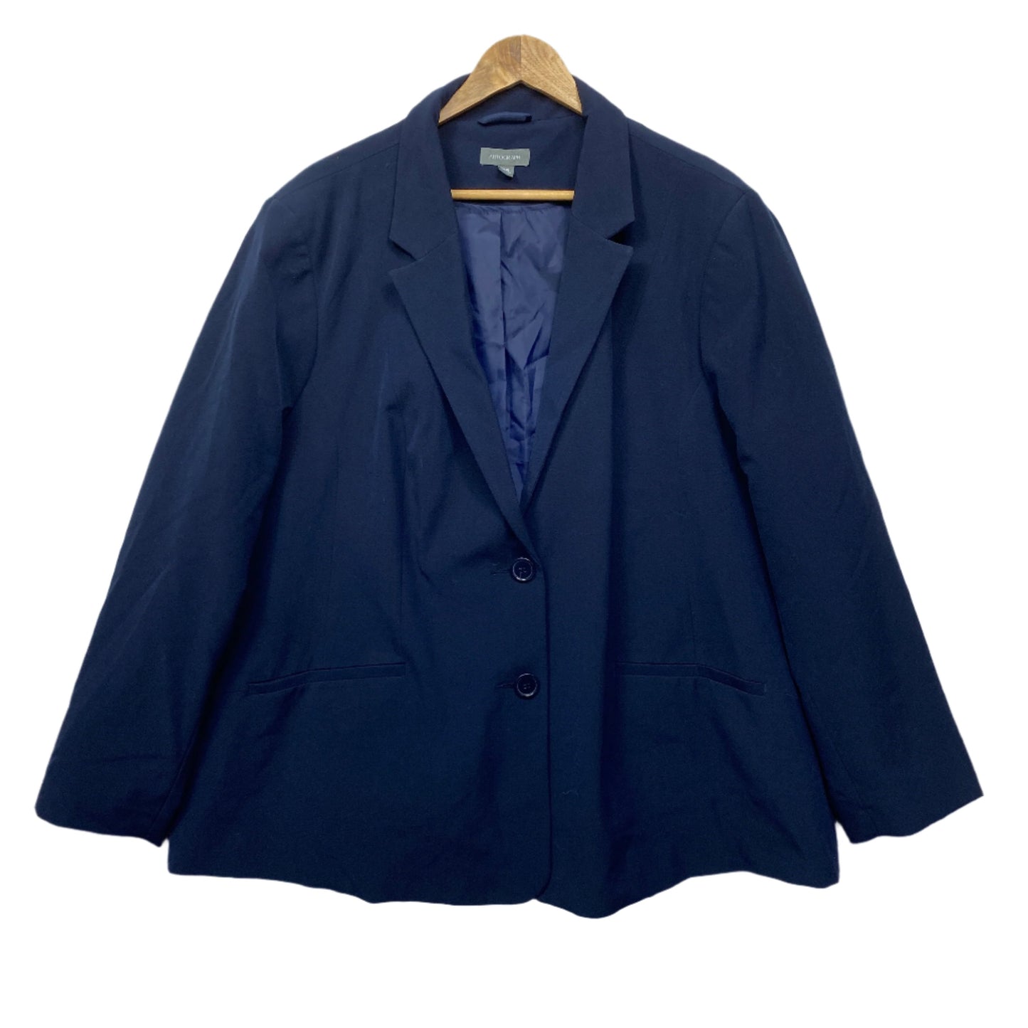 Autograph Jacket Blazer Size 24 Navy Long Sleeve