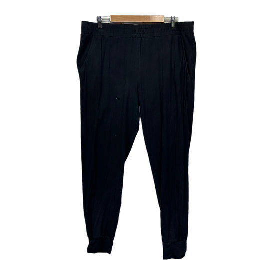 Bird Keepers Pants Size 18 Black Pockets Cotton Blend Birdsnest